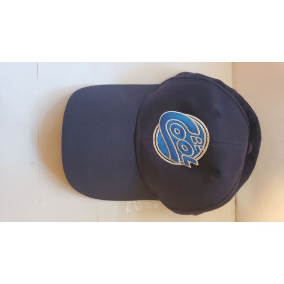 Otto Collection "Be Cool" Embroidered Baseball Cap Adjustable Fit Navy Blue Hat - Picture 2 of 8
